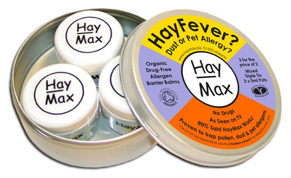 HayMax Mixed 3 for 2 Triple Saver Organic Allergen Barrier Balm - Greenlands Health Store
