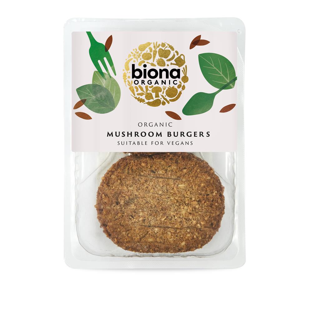 Organic Mushroom Burgers 150g - Greenlands Health Store