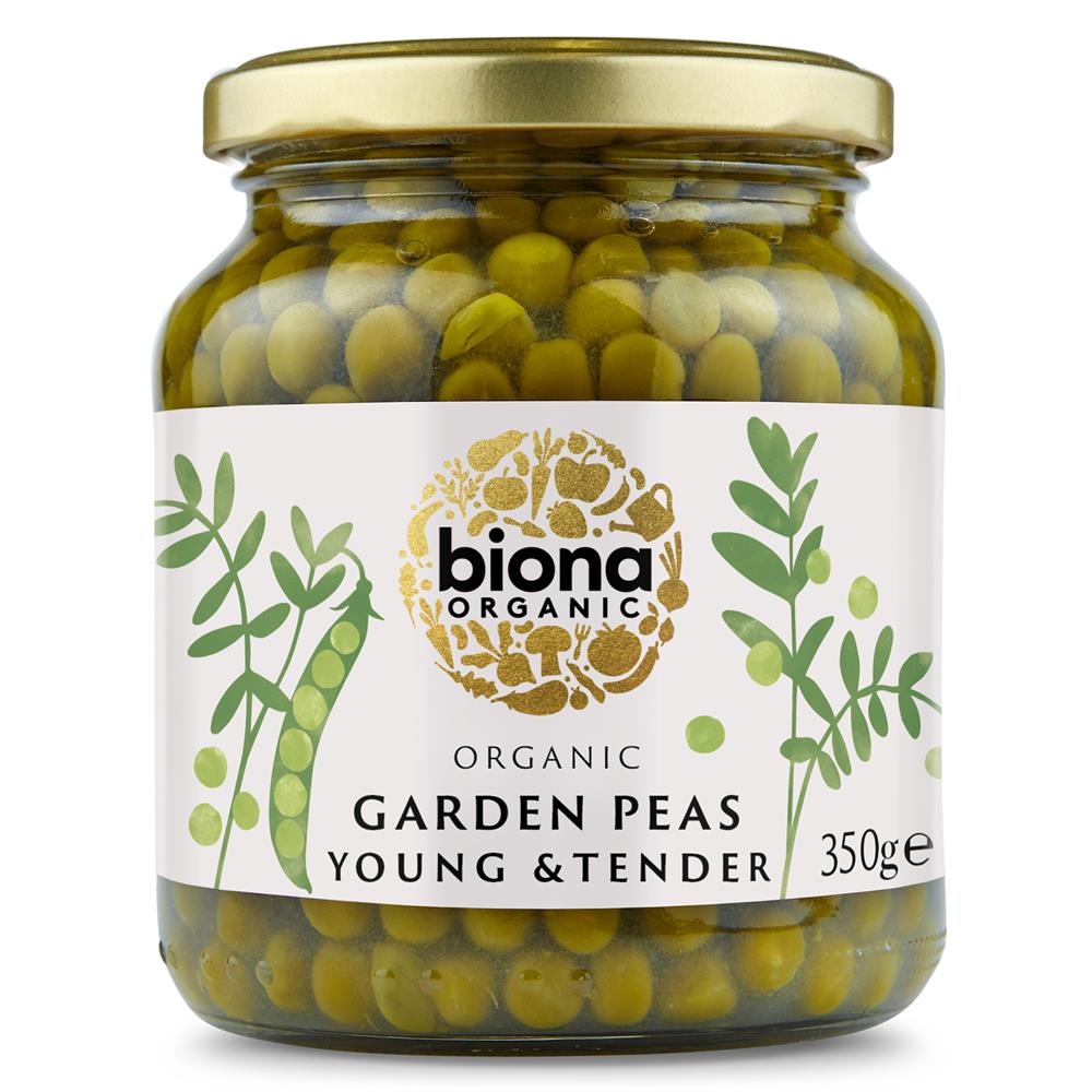 Biona Organic Garden Pea Young & Tender 350g - Greenlands Health Store