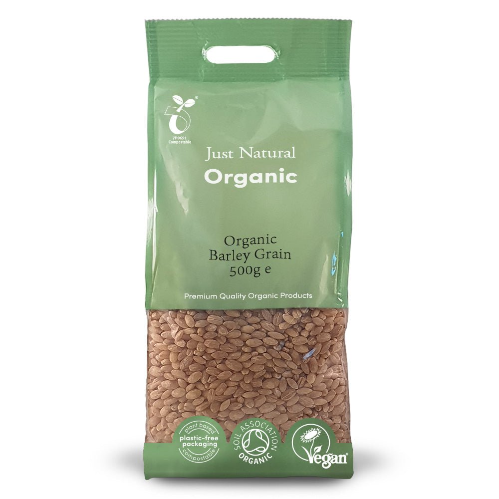 Organic Barley Grain Hulled 500g - Greenlands Health Store