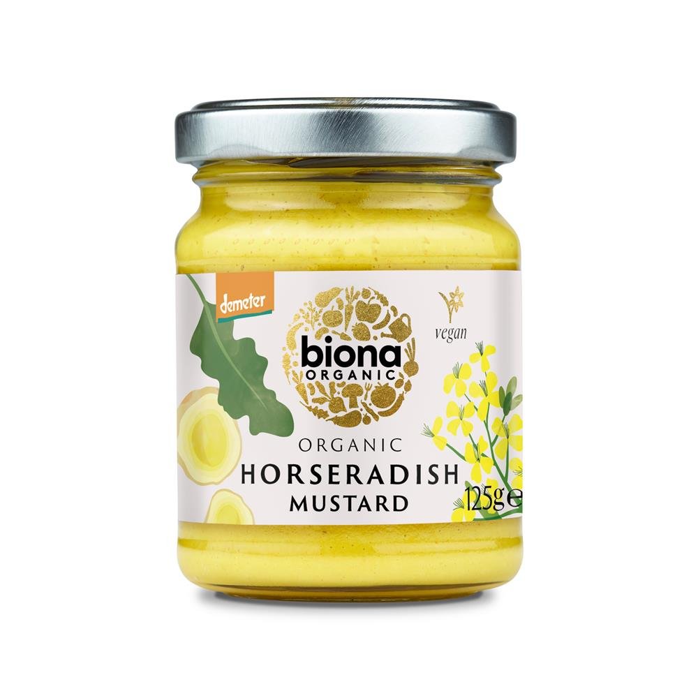 Organic Horseradish Mustard 125g - Greenlands Health Store