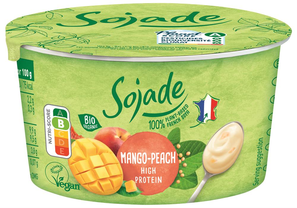 Organic Mango & Peach Soya Yoghurt Alternative 150g - Greenlands Health Store