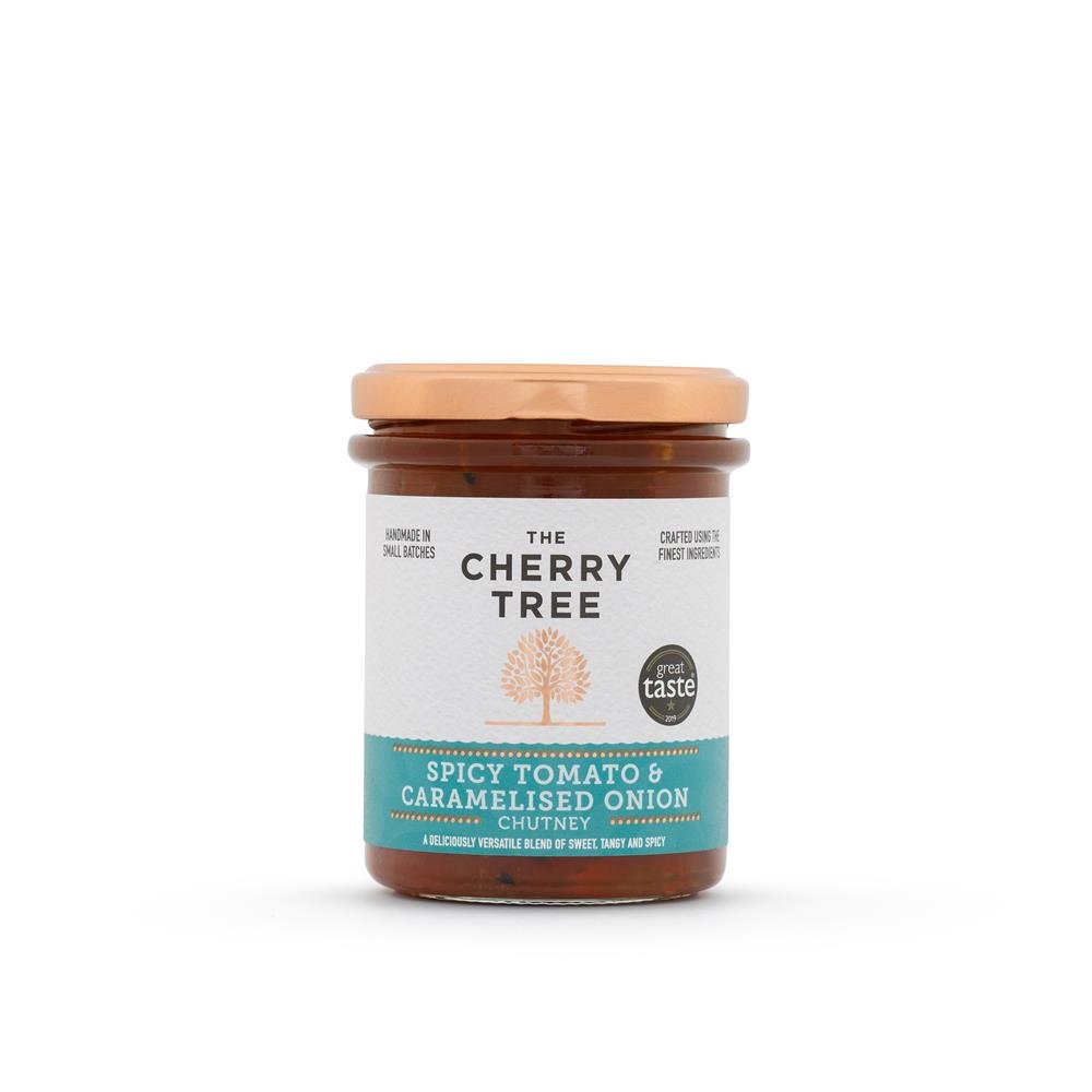 The Cherry Tree Spicy Tomato and Caramelised Onion Chutney 210g - Greenlands Health Store