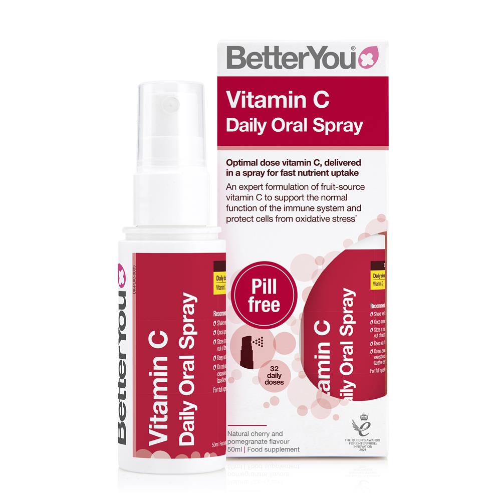 BetterYou Vitamin C Daily Oral Spray 50ml - Greenlands Health Store