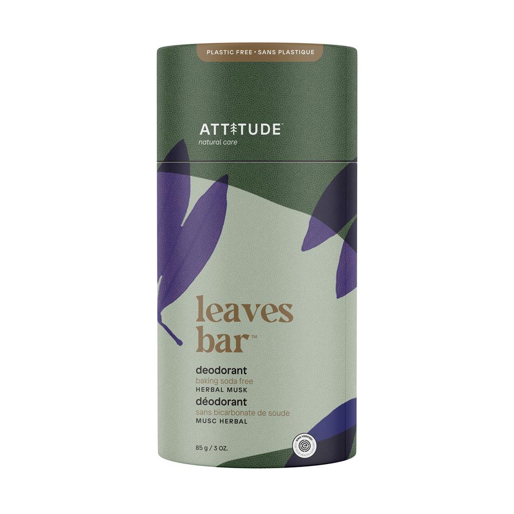 Deodorant Leaves Bar - Herbal Musk 85g - Greenlands Health Store