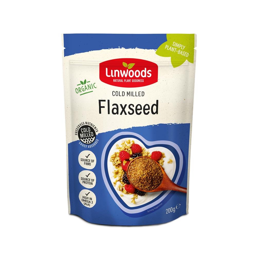 Linwoods Milled Organic Flaxseed 200g - Greenlands Health Store
