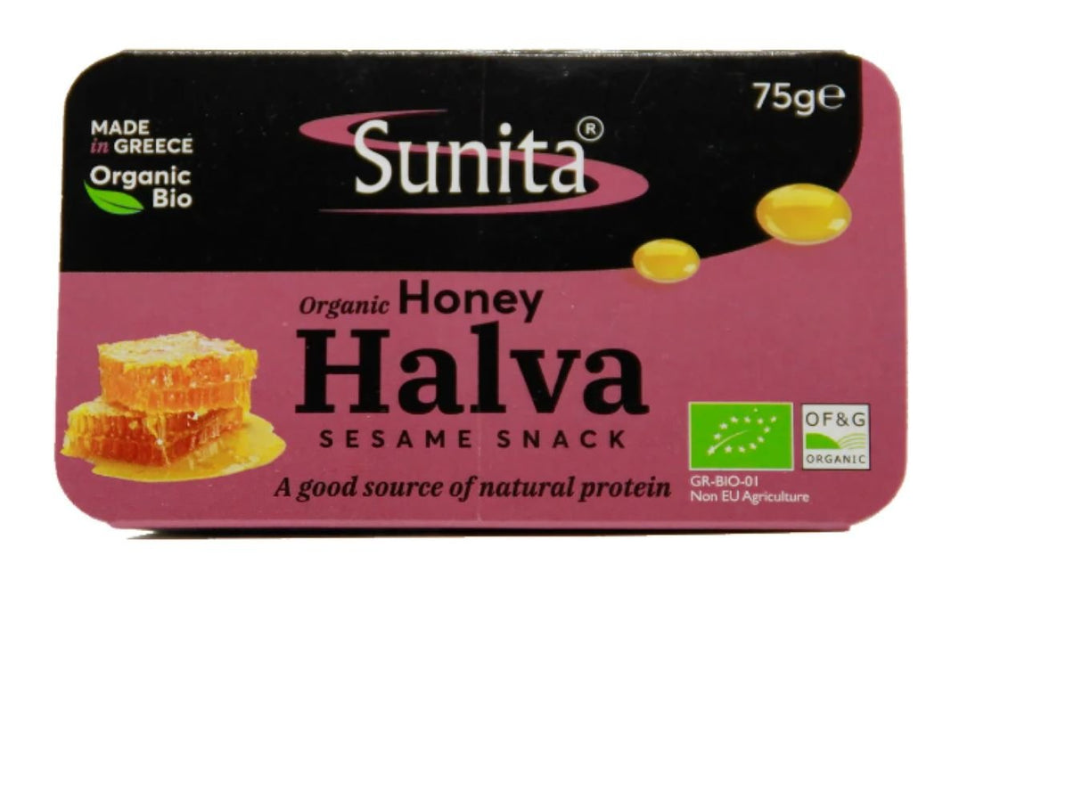 Plain Honey Halva 75g - Greenlands Health Store