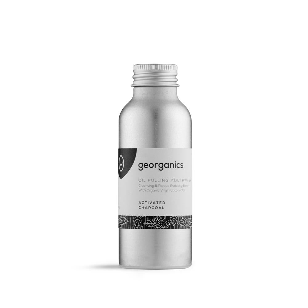 Oil Pulling Mouthwash - Charcoal 100ml - Greenlands Health Store