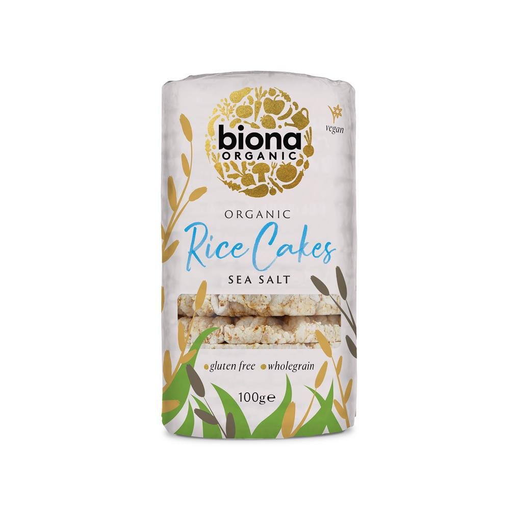 Rice Cakes with Salt Organic 100g - Greenlands Health Store
