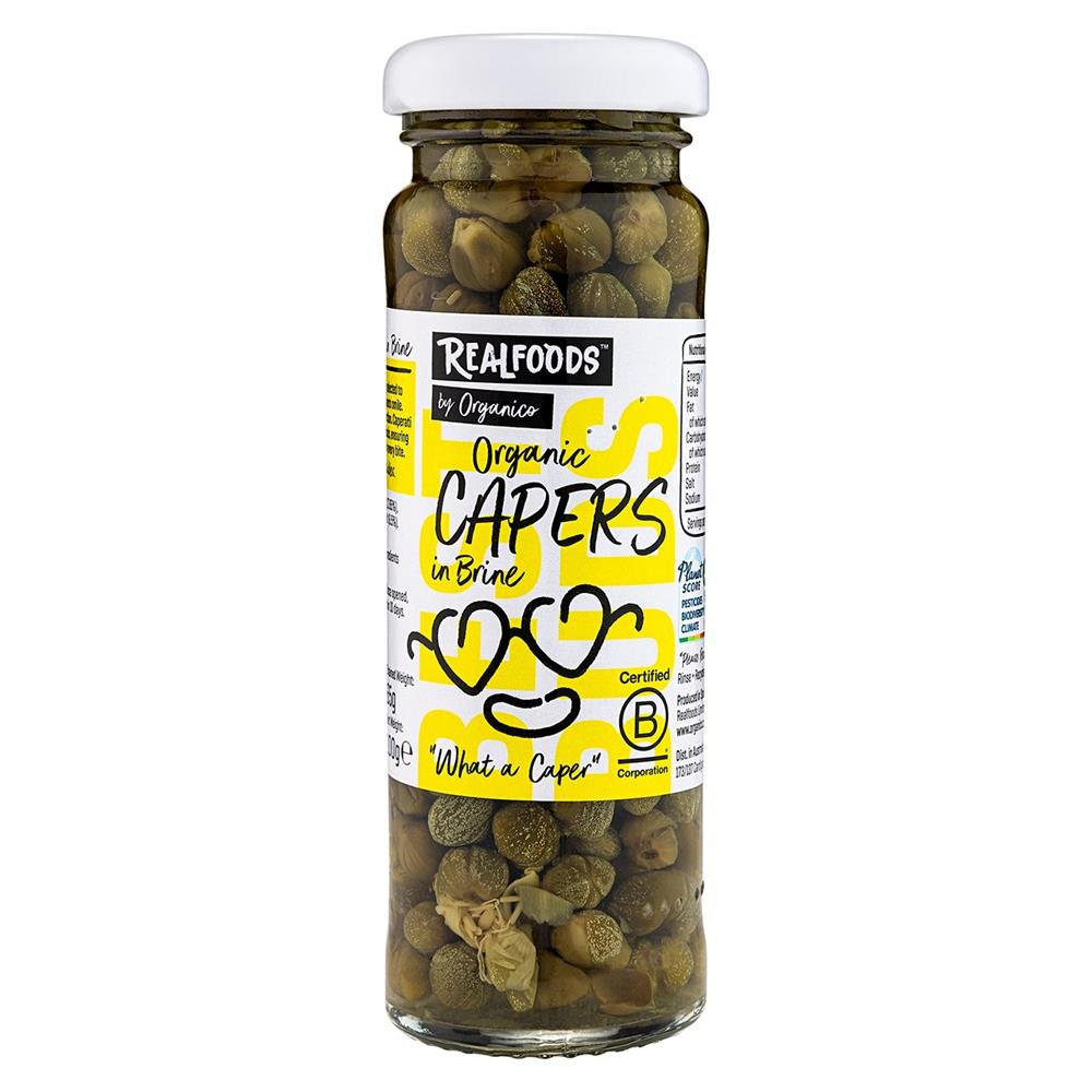 Organic Capers in Brine 100g - Greenlands Health Store