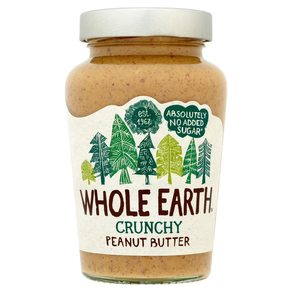 Whole Earth Crunchy Peanut Butter 454g - Greenlands Health Store