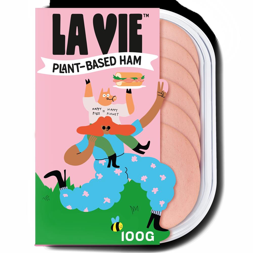 La Vie Plant - Based Plain Ham 100g - Greenlands Health Store