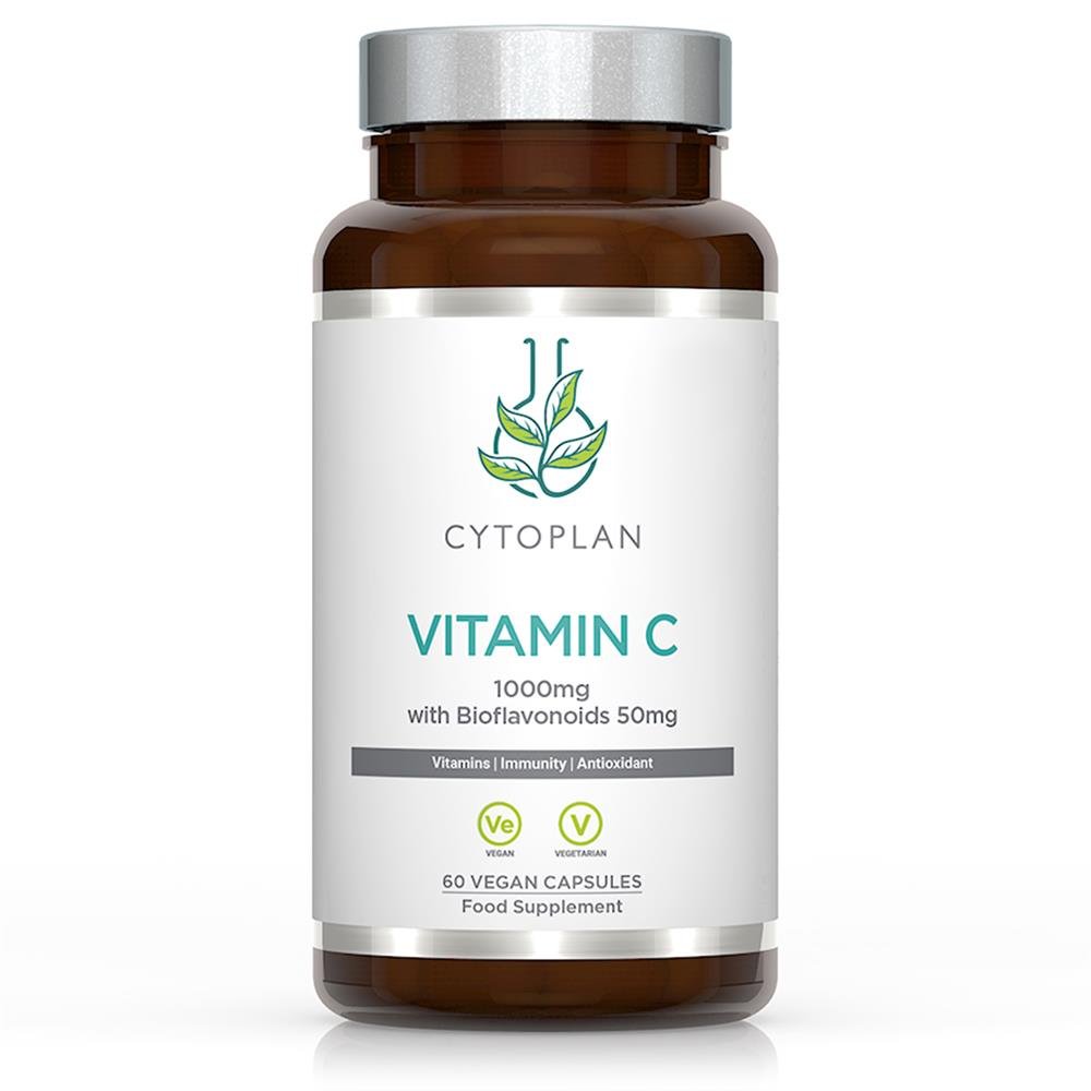 Vitamin C + Bioflavonoids: 1000mg / 50mg 60 capsules - Greenlands Health Store
