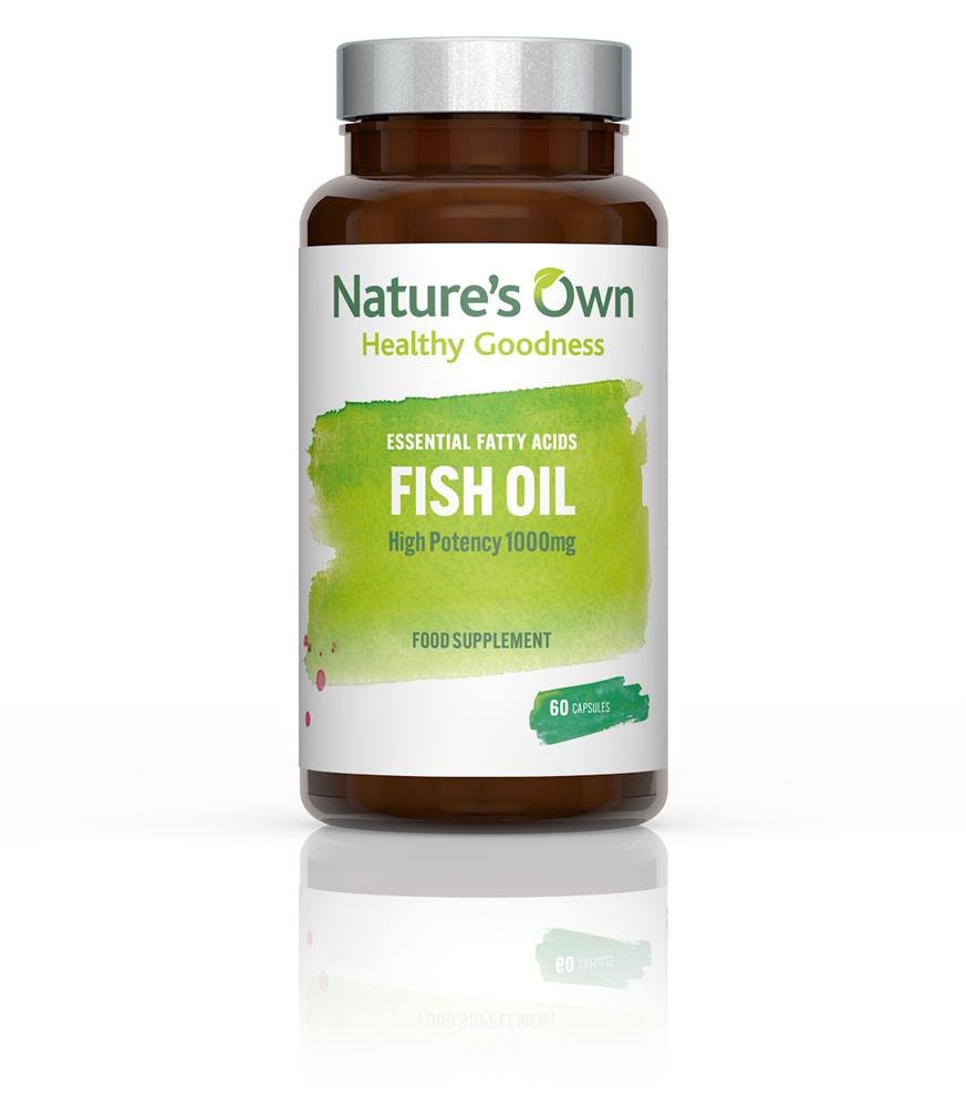 Fish Oil High Potency 1000mg 60 capsule - Greenlands Health Store