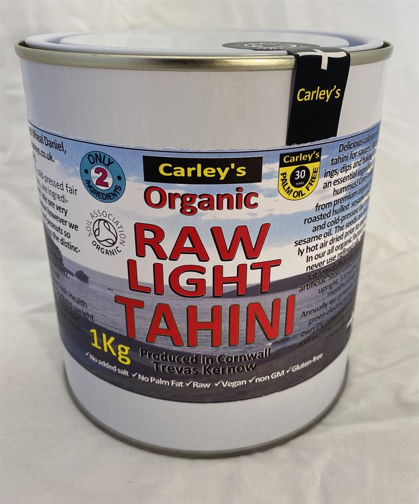 Organic RAW LIGHT Tahini 1000g Eco Tin - Greenlands Health Store