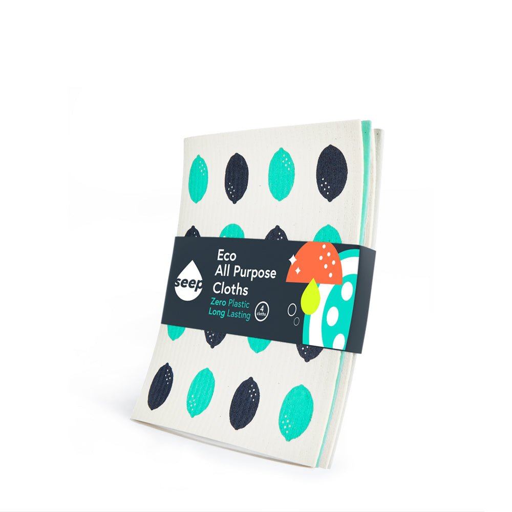 Seep All - Purpose Sponge Cloths - 4 pack - Greenlands Health Store