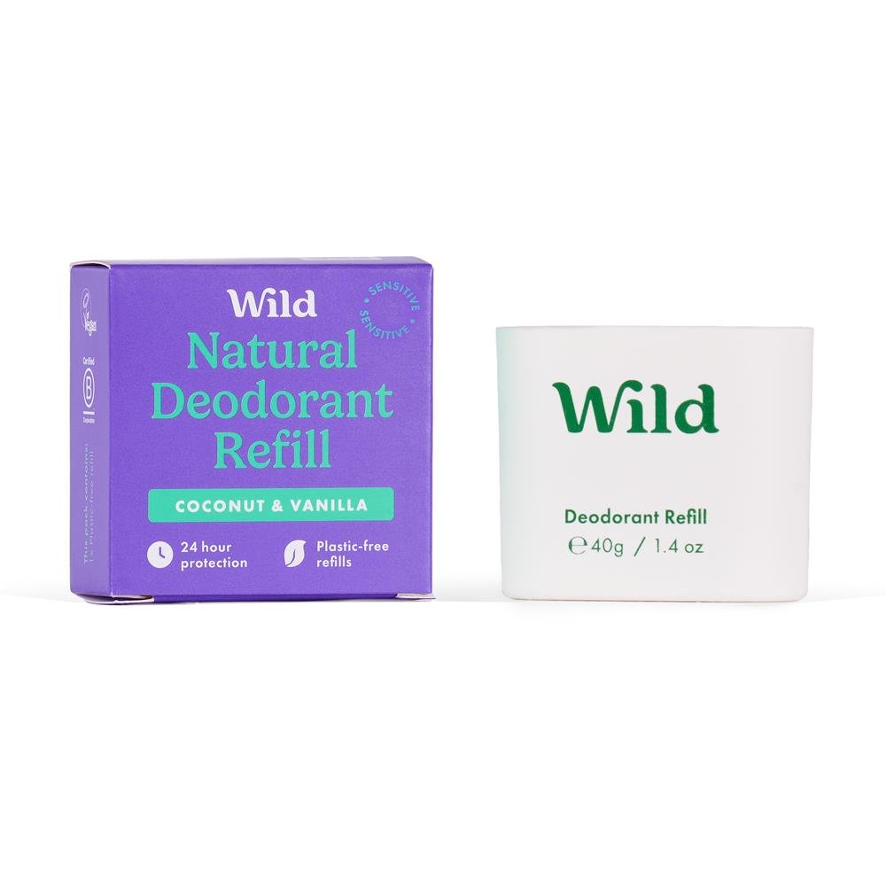 Wild Coconut & Vanilla Sensitive Deo Refill 40g - Greenlands Health Store