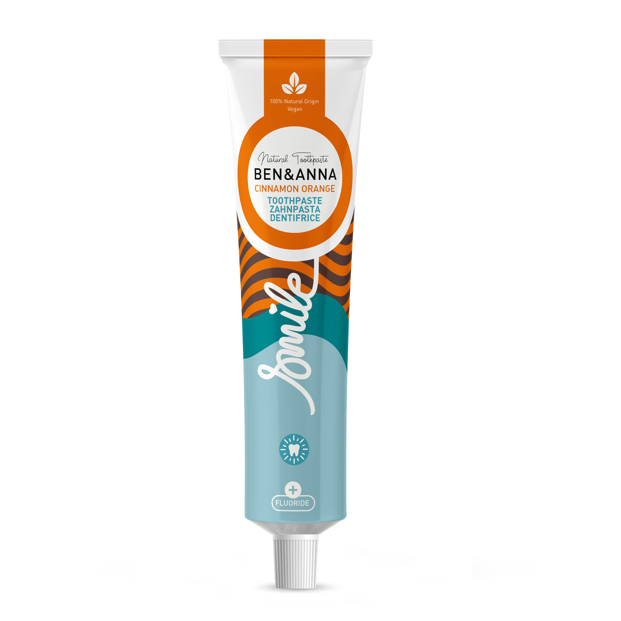 Ben & Anna Toothpaste (Tube) - Cinnamon Orange (with fluoride) - Greenlands Health Store
