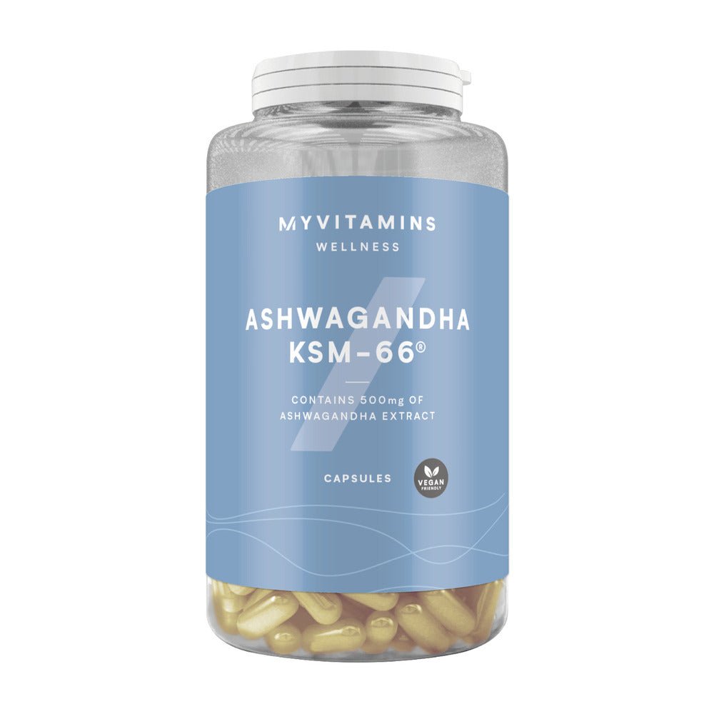 Myvitamins Ashwagandha KSM66 90 Capsules - Greenlands Health Store
