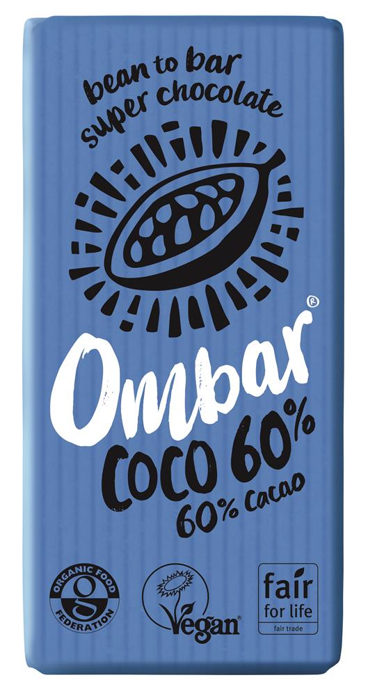 Ombar Coco 60% 35g organic and vegan - Greenlands Health Store