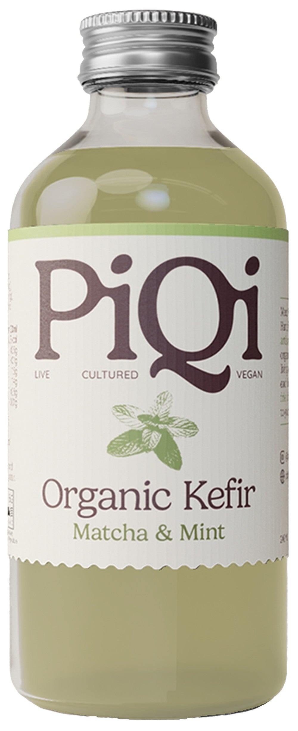 PiQi Organic Matcha Mint Kefir - Fermented 240ml - Greenlands Health Store