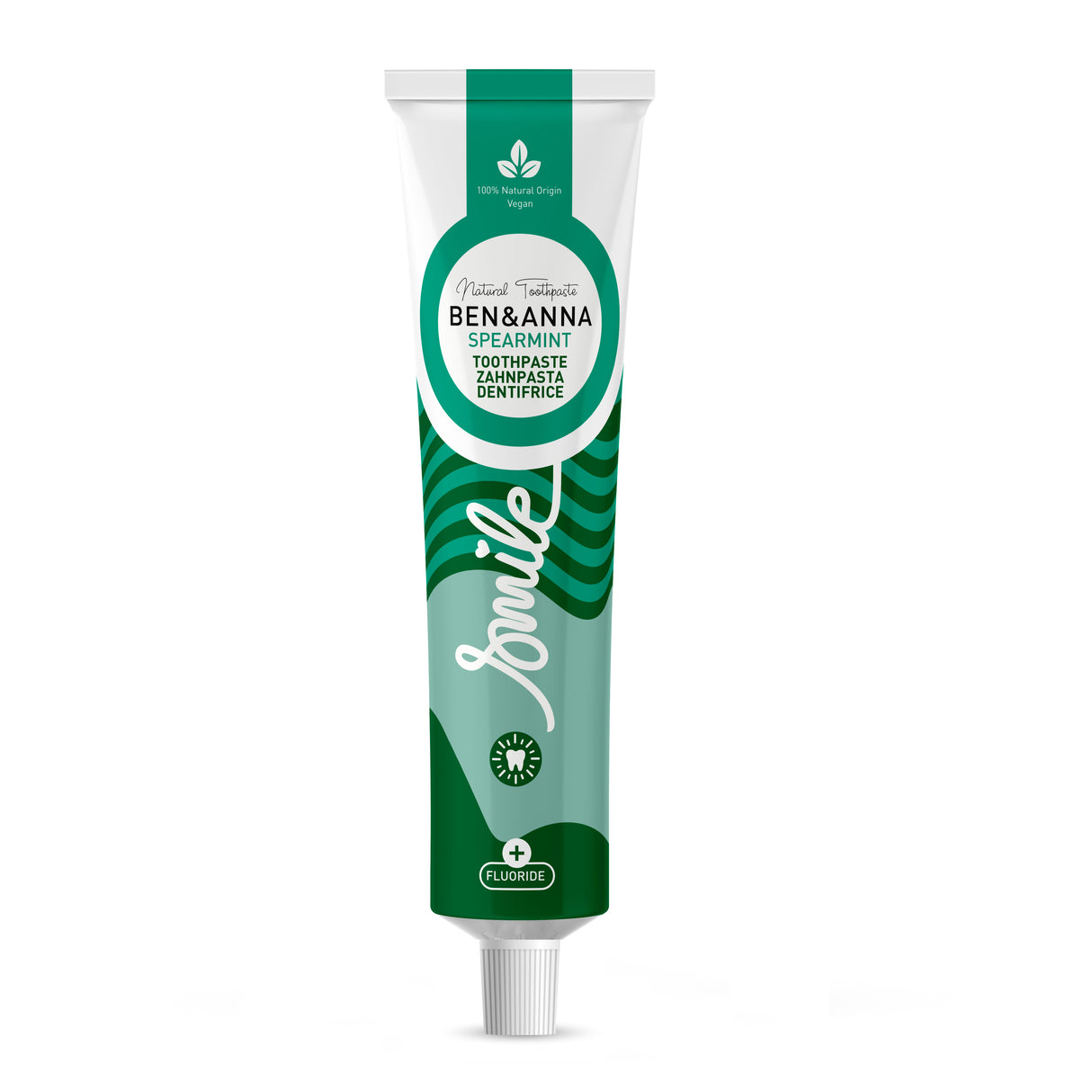 Ben & Anna Toothpaste (Tube) - Mint (with fluoride) - Greenlands Health Store