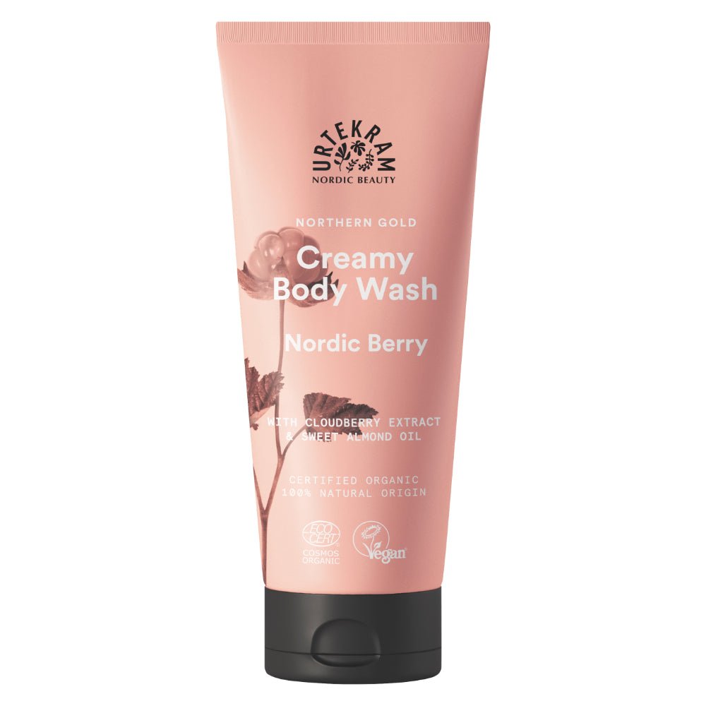 Nordic Berry Creamy Body Wash 200ml Organic. Urtekram - Greenlands Health Store