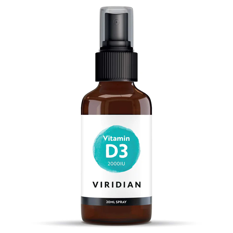 Viridian Vitamin D3 2000IU Spray 20ml