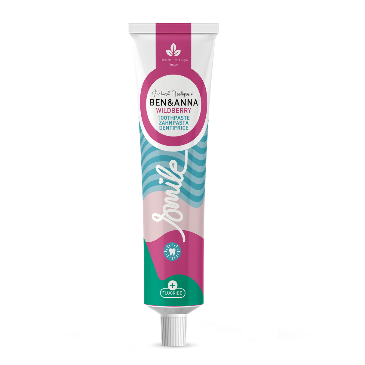 Ben & Anna Toothpaste (Tube) - Wild Berry (with fluoride) - Greenlands Health Store
