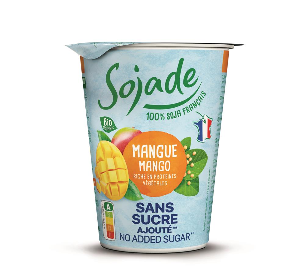 Organic No Added Sugar Mango Soya Yoghurt Alternative 400g - Greenlands Health Store