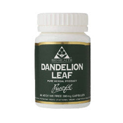 Dandelion Leaf 300mg powdered leaf 60 capsules - Greenlands Health Store