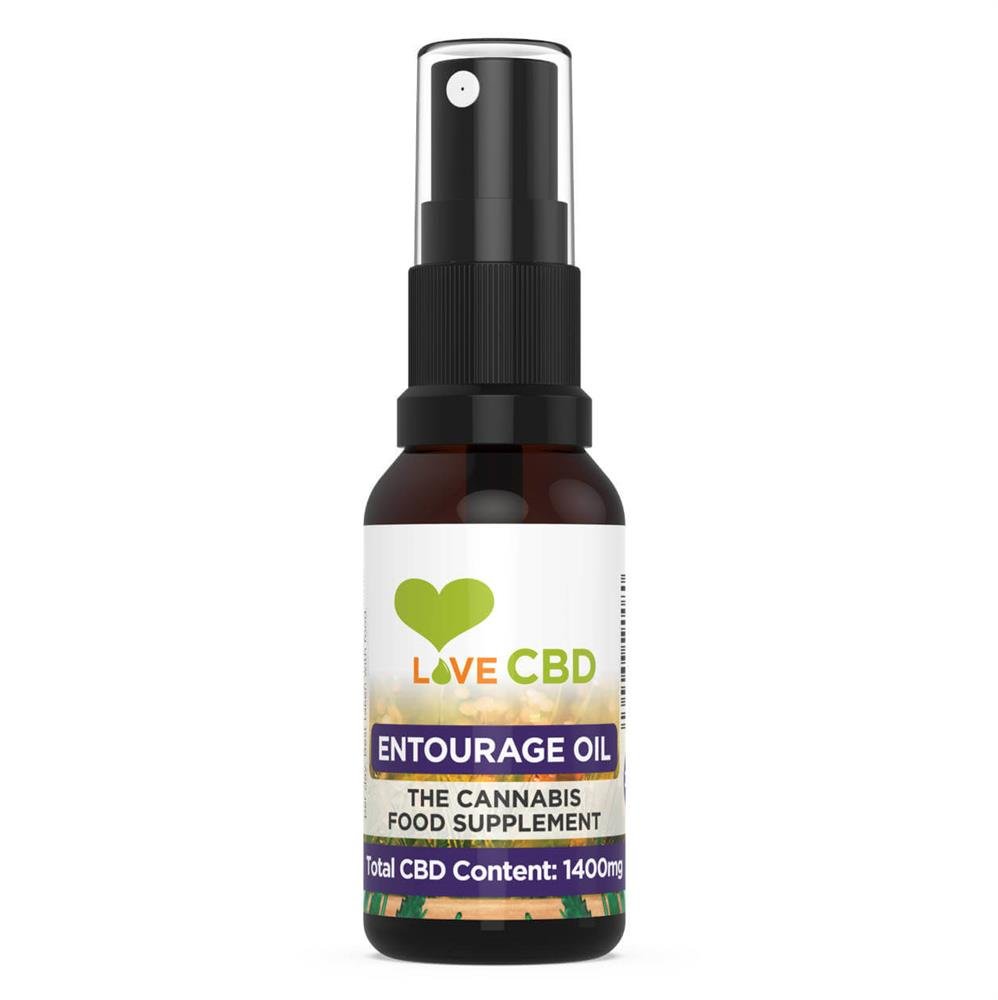 Love CBD 1400mg Entourage Oil - Greenlands Health Store