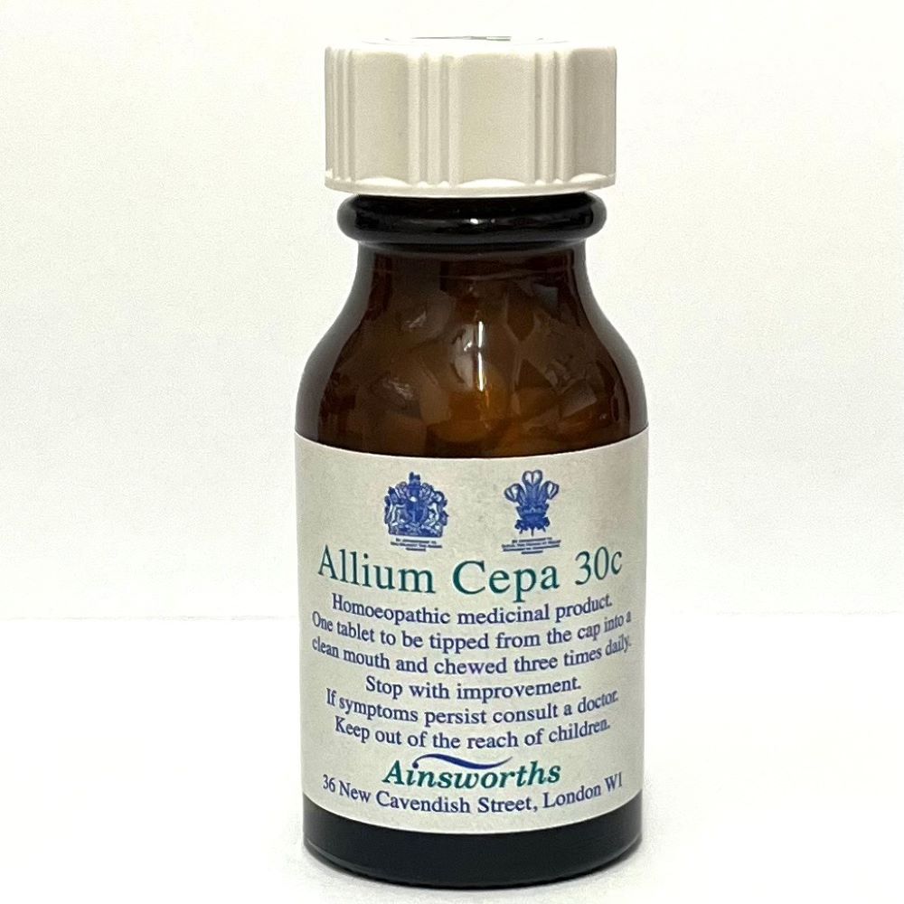 Allium Cepa 30C Single Counter Remedy 120 tabs - Greenlands Health Store