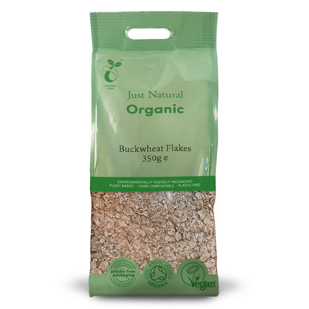 Organic Buckwheat Flakes 350g - Greenlands Health Store
