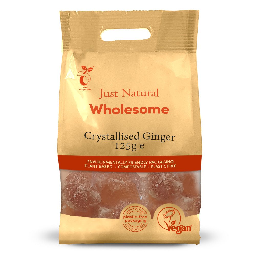 Crystallised Ginger 125g - Greenlands Health Store