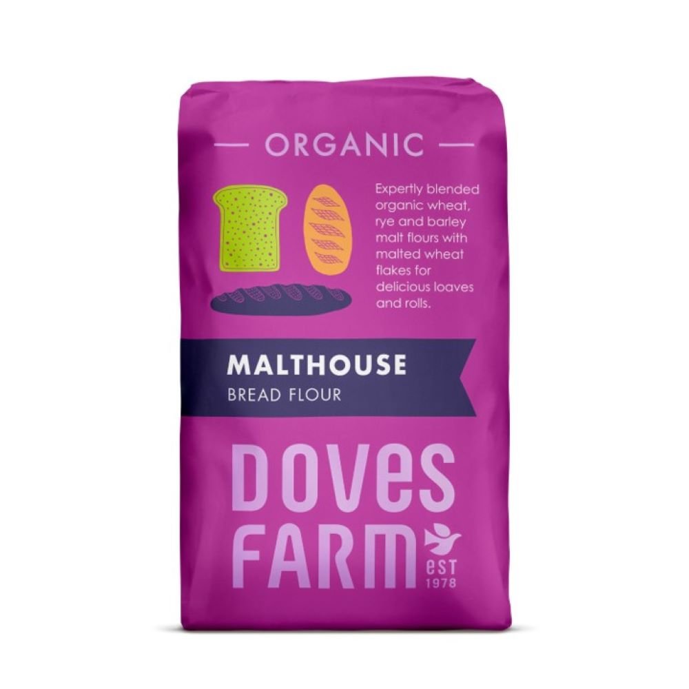 Organic Bread Malthouse Flour 1kg - Greenlands Health Store