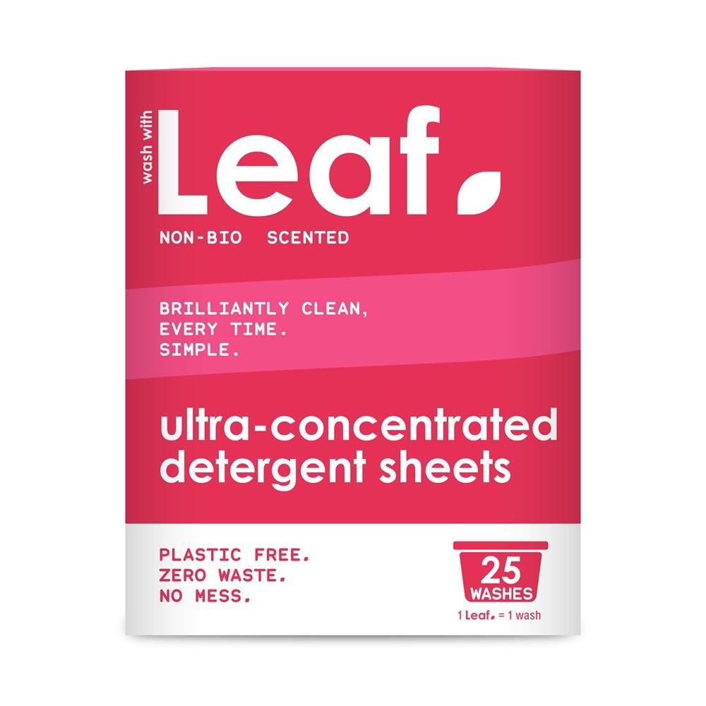 Leaf Non Bio Laundry Detergent Sheets 25 Pack - Greenlands Health Store