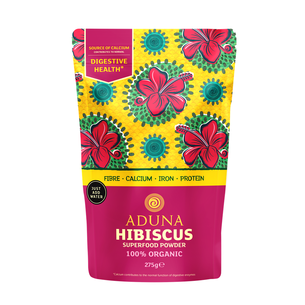 Aduna Hibiscus Superfood Powder (275g) - Greenlands Health Store