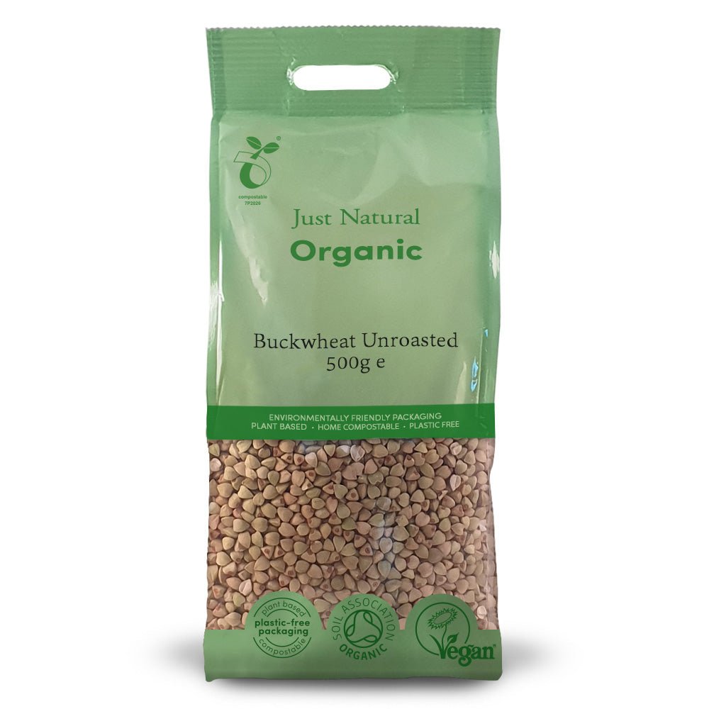 Organic Buckwheat Unroasted 500g - Greenlands Health Store