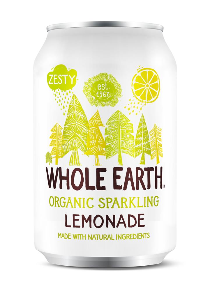 Whole Earth Lightly Sparkling Organic Lemonade 330ml - Greenlands Health Store