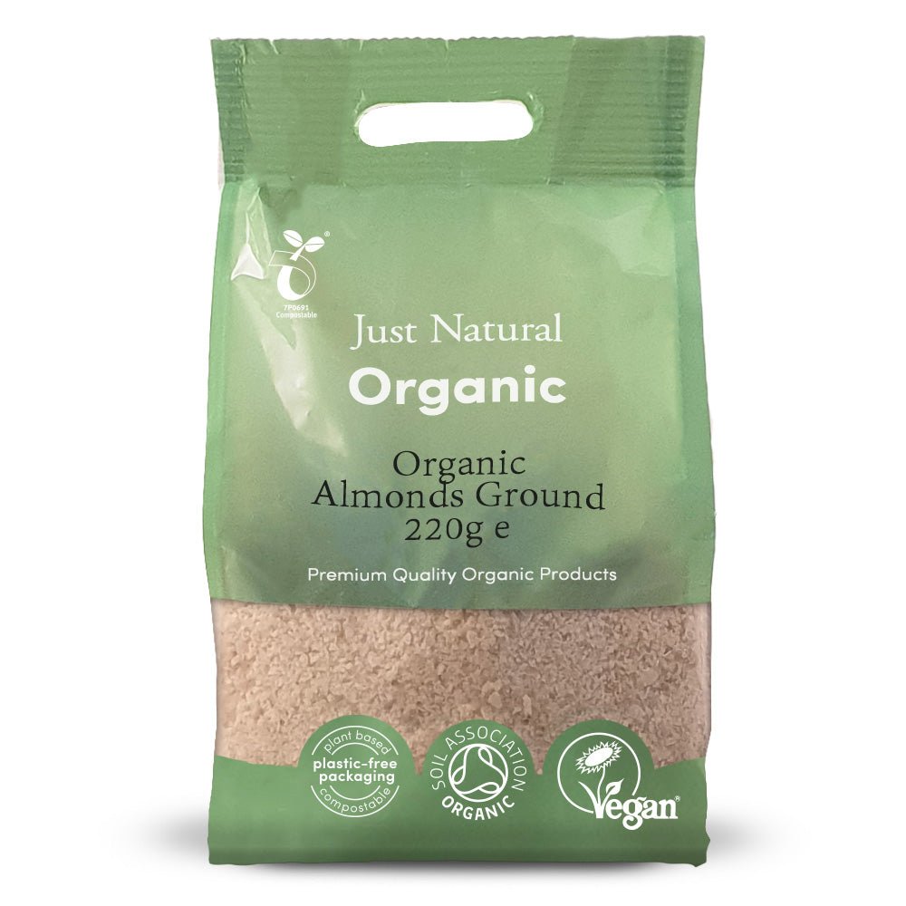Organic Almonds Ground 220g - Greenlands Health Store