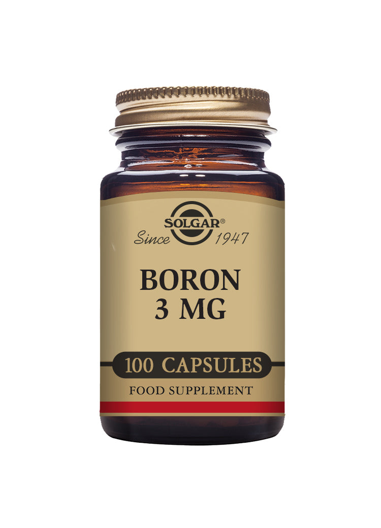 Solgar® Boron 3 mg Vegetable Capsules - Pack of 100 - Greenlands Health Store
