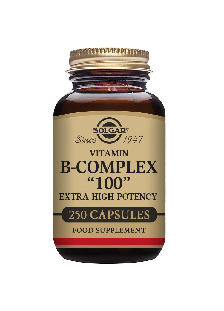 Solgar® Vitamin B-Complex "100" Extra High Potency Vegetable Capsules - Greenlands Health Store