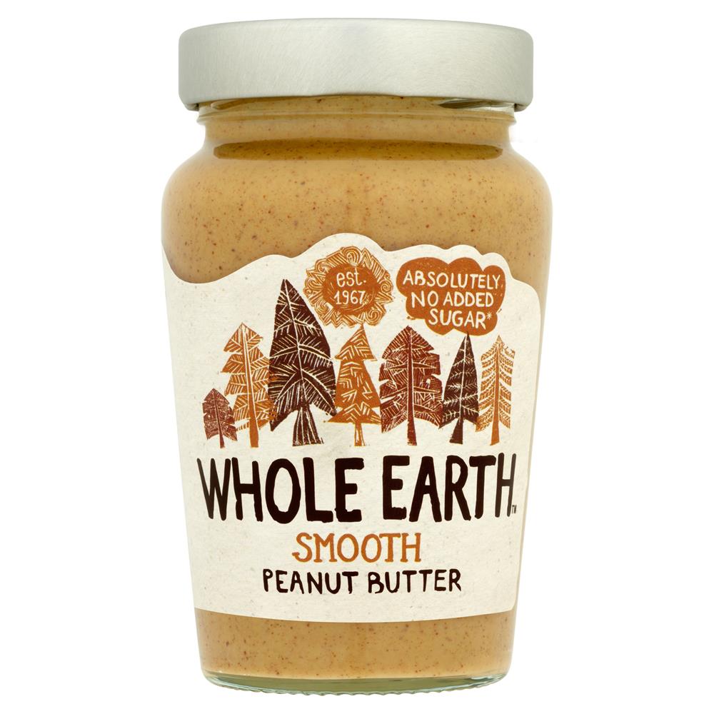 Whole Earth Smooth Peanut Butter 340g - Greenlands Health Store
