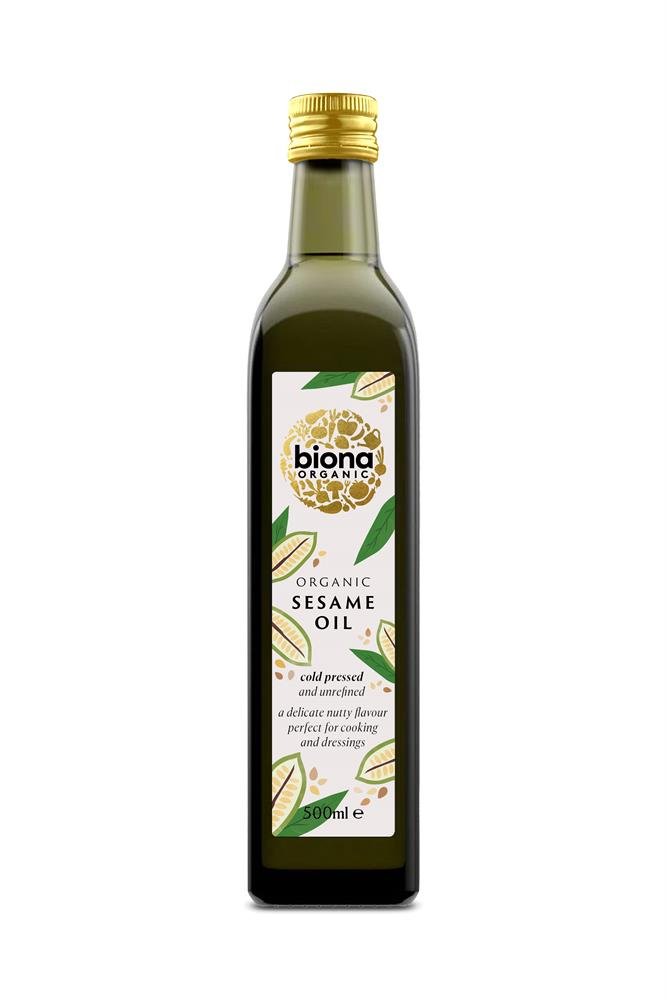 Organic Cold - Pressed Sesame Oil 500ml - Greenlands Health Store