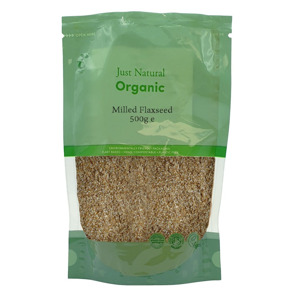 Organic Milled Flaxseed (Linseed) 500g - Greenlands Health Store