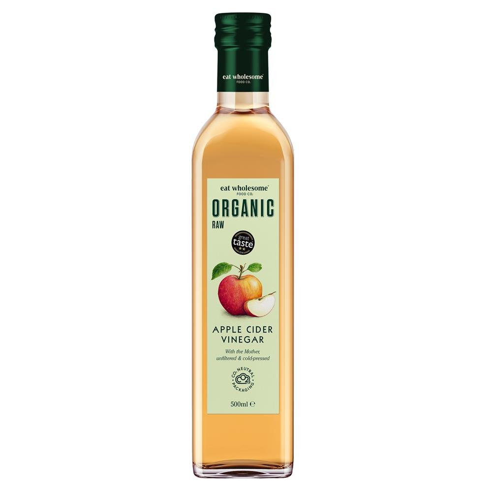 Organic Raw Apple Cider Vinegar with The Mother 500ml - Greenlands Health Store