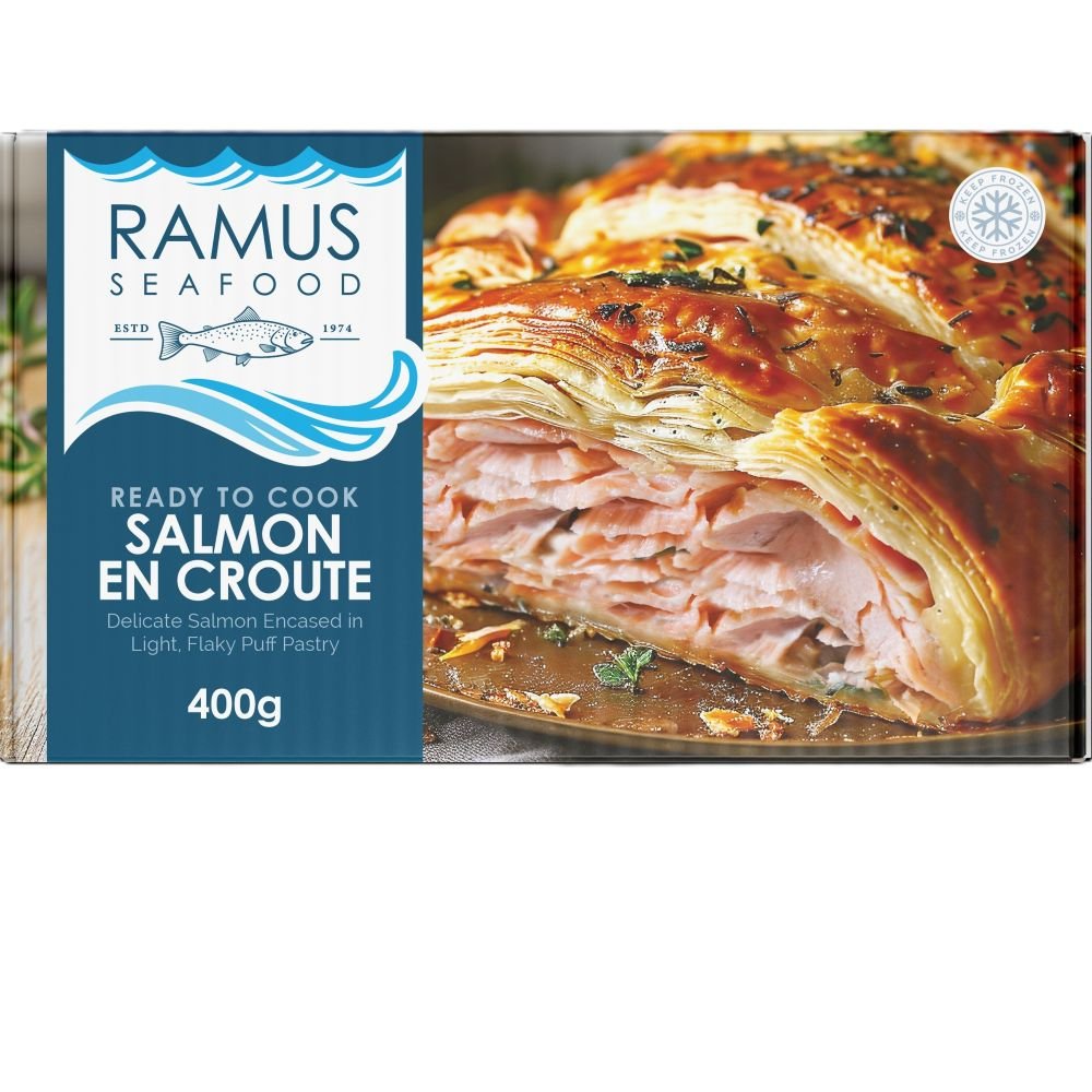 Ramus Seafood Frozen Ready to Cook Salmon En Croute 500g - Greenlands Health Store