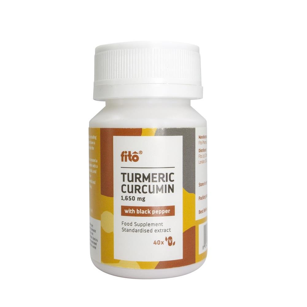 Turmeric Curcumin with Pepper 40 capsules - Greenlands Health Store