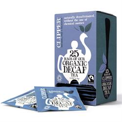Clipper Fairtrade Organic Everyday Decaf Tea 25 Envelopes - Greenlands Health Store